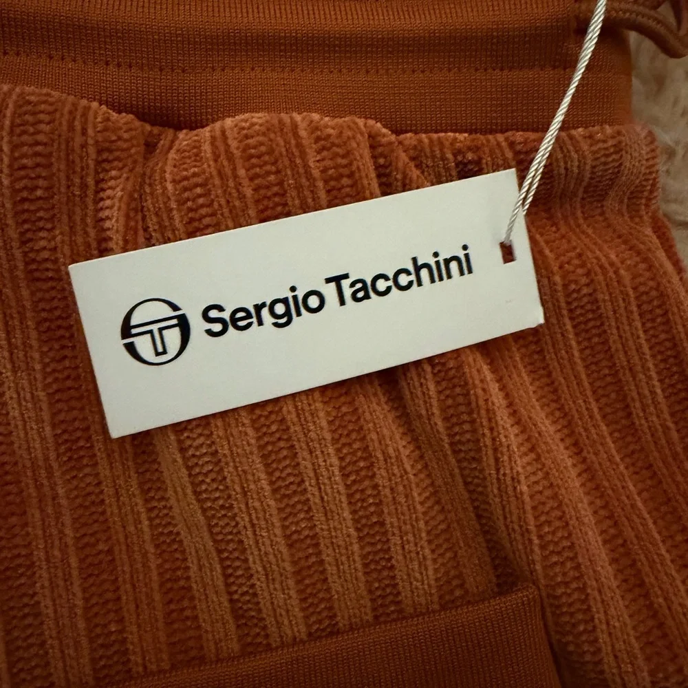 Sergio Tacchini Chenille Hoodie & Pant Set - Bombay Brown - Picture 5 of 6